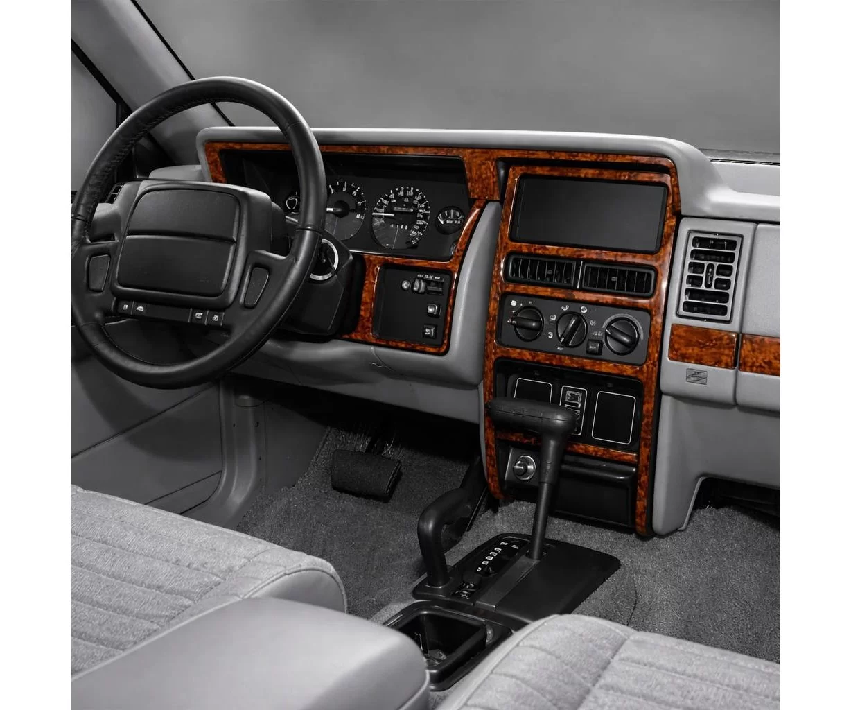 Chrysler Grand Cherokee 09.92-01.96 Mittelkonsole Armaturendekor Cockpit Dekor 9-Teile