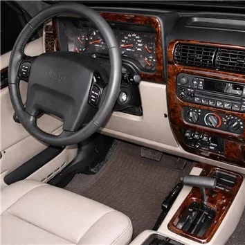 Jeep Wrangler 2003 Mascherine sagomate per rivestimento cruscotti 14 Decori