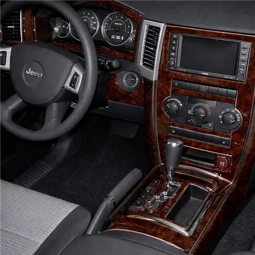 Jeep Grand Cherokee 2008-2010 Full Universal Set Interior BD Dash Trim Kit Jeep Grand Cherokee 2008-2010 Full Universal Set Interior BD Dash Trim Kit