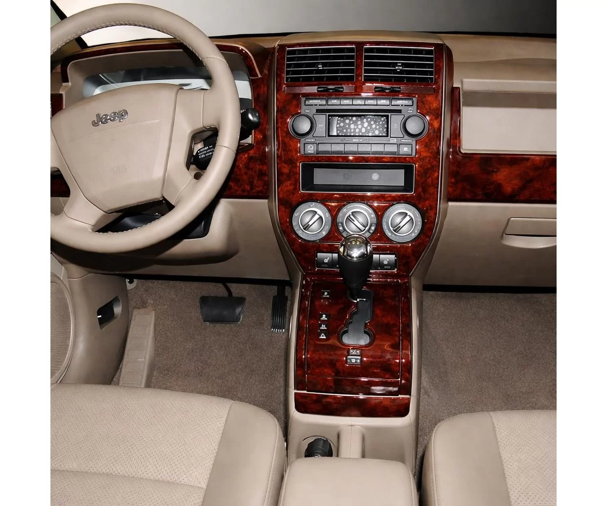 Jeep Compass/Patriot 2009-UP BD Décoration de tableau de bord Jeep Compass/Patriot 2009-UP BD Décoration de tableau de bord