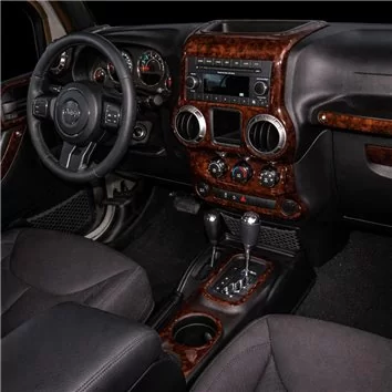 Jeep Wrangler 2011-UP Automatic Gearbox Mascherine sagomate per rivestimento cruscotti 