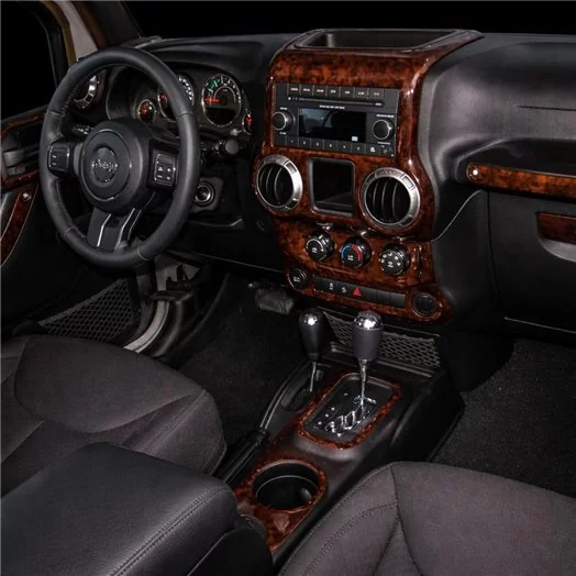 Jeep Wrangler 2011-UP Automatic Gearbox BD Interieur Dashboard Bekleding Volhouder Jeep Wrangler 2011-UP Automatic Gearbox BD Interieur Dashboard Bekleding Volhouder