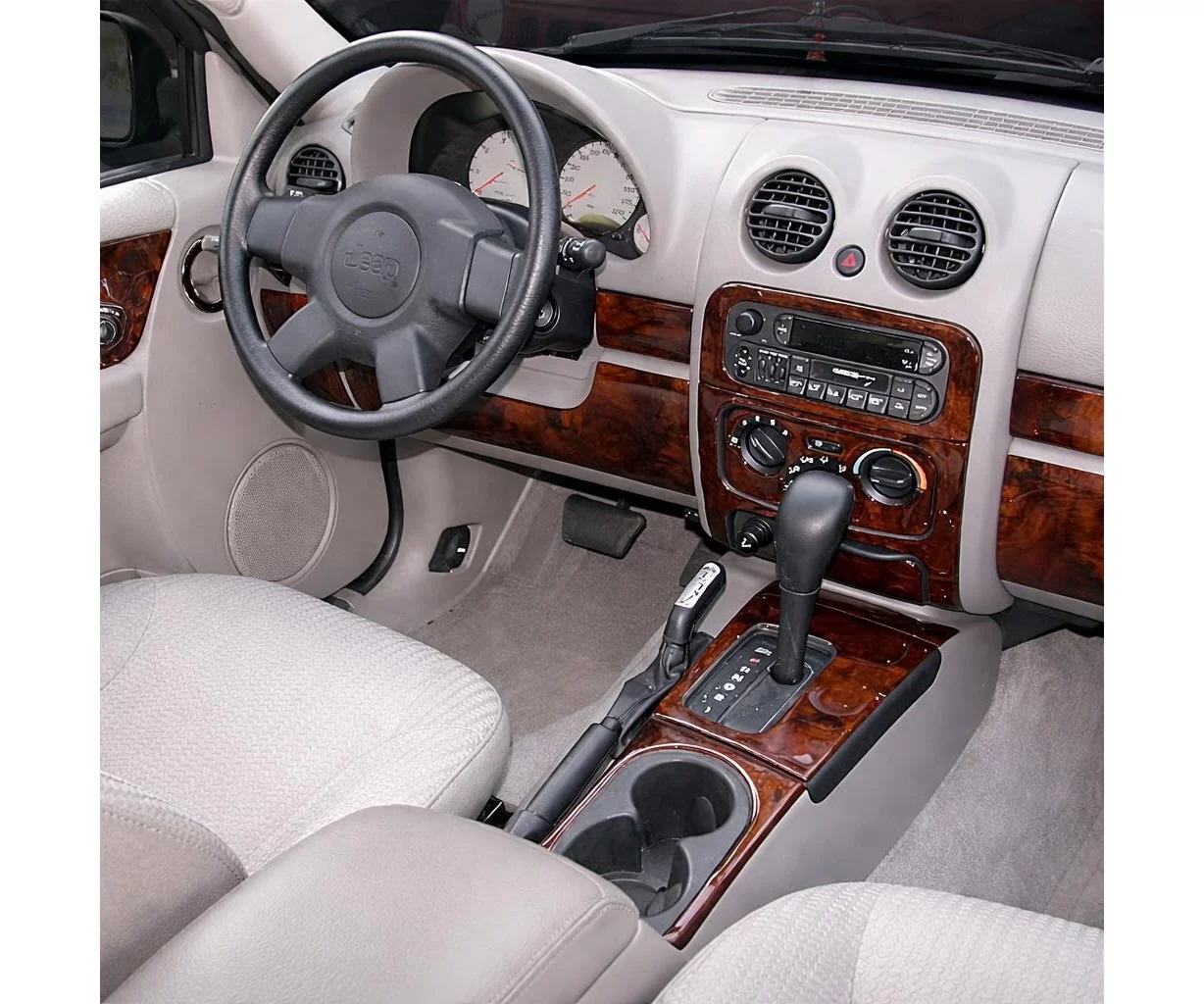 Jeep Liberty 2002-2004 Basic Set BD Interieur Dashboard Bekleding Volhouder