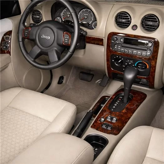 Jeep Liberty 2005-2007 Basic Mascherine sagomate per rivestimento cruscotti 