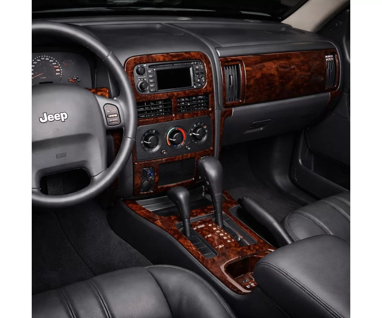 Jeep Grand Cherokee 1999-2002 Basic Set BD Interieur Dashboard Bekleding Volhouder