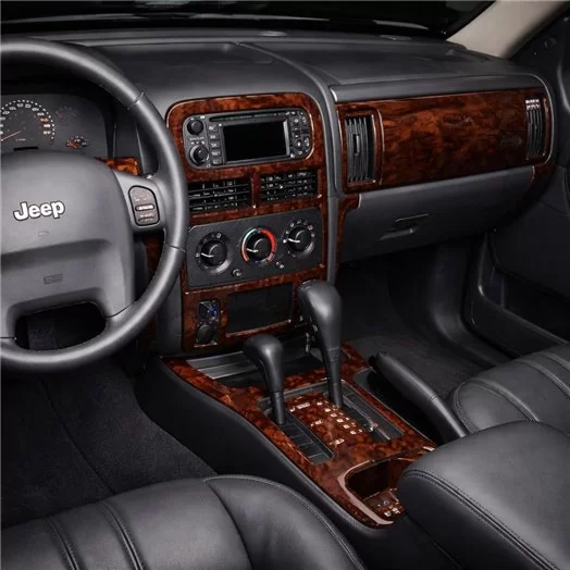 Jeep Grand Cherokee 1999-2002 Full Set BD Interieur Dashboard Bekleding Volhouder Jeep Grand Cherokee 1999-2002 Full Set BD Interieur Dashboard Bekleding Volhouder