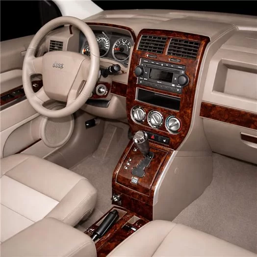 Jeep Compass 2007-2008 Automatic Gear, Without NAVI, Manual Gearbox Window Controls BD Décoration de tableau de bord