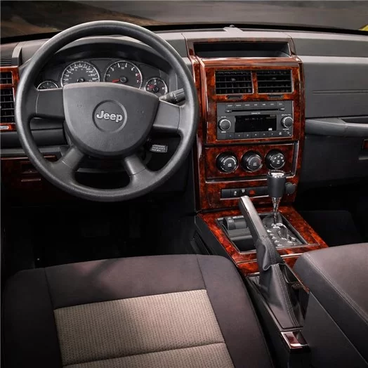 Jeep Liberty 2008-UP Full Universal Set, Manual Gear Box BD Interieur Dashboard Bekleding Volhouder