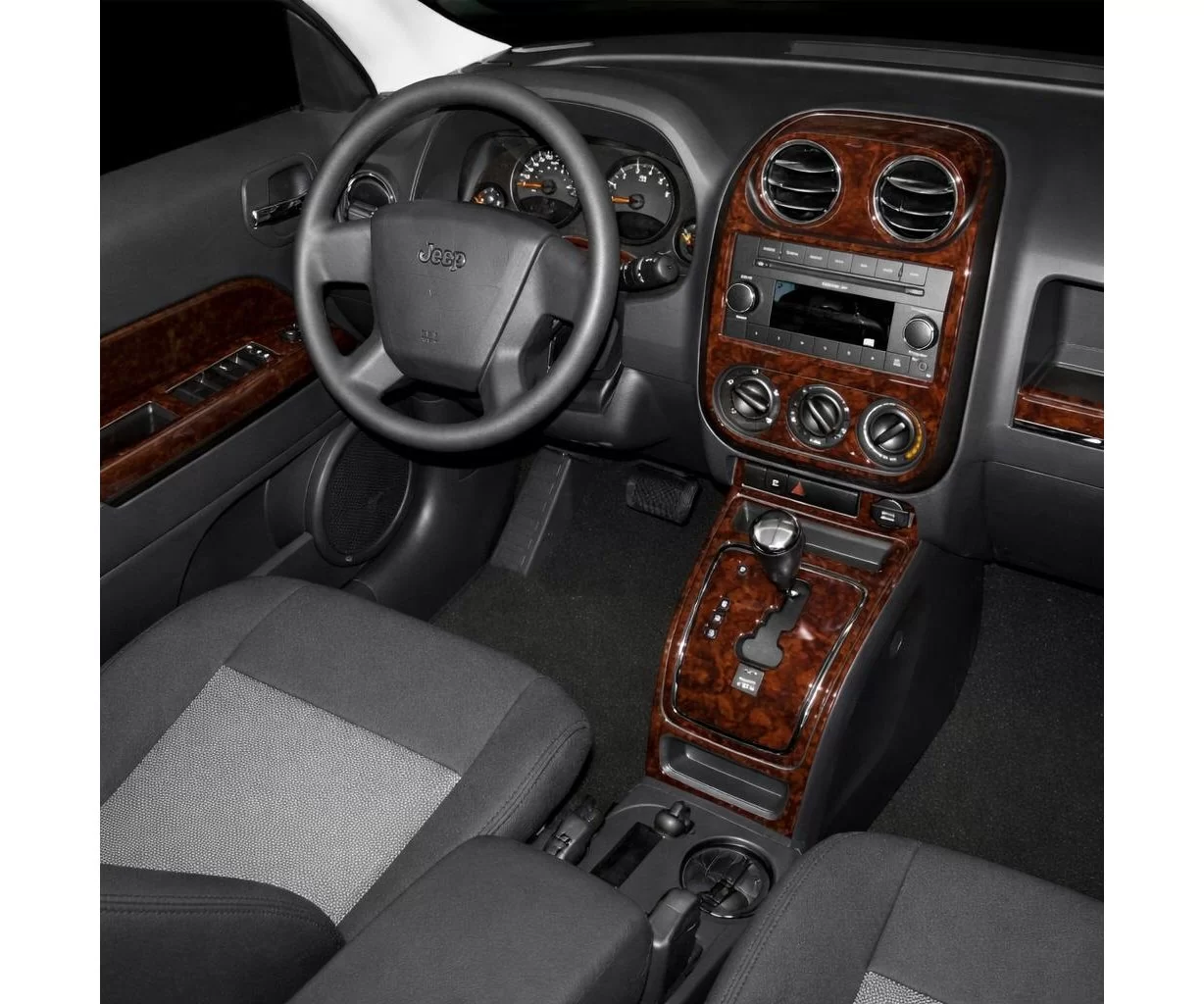 Jeep Compass 2009-UP Full Set, With Auto-stick mission BD Interieur Dashboard Bekleding Volhouder Jeep Compass 2009-UP Full Set, With Auto-stick mission BD Interieur Dashboard Bekleding Volhouder