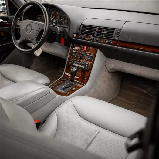 Mercedes Benz S Class 1997-1999 Ensemble Complet, Cover All OEM Wood Kit BD Décoration de tableau de bord