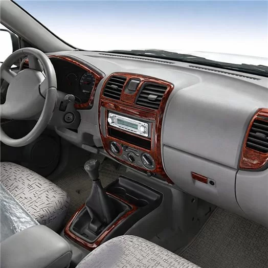 Isuzu D-Max Cab 4X2 01.05-12.06 Mittelkonsole Armaturendekor Cockpit Dekor 14-Teile