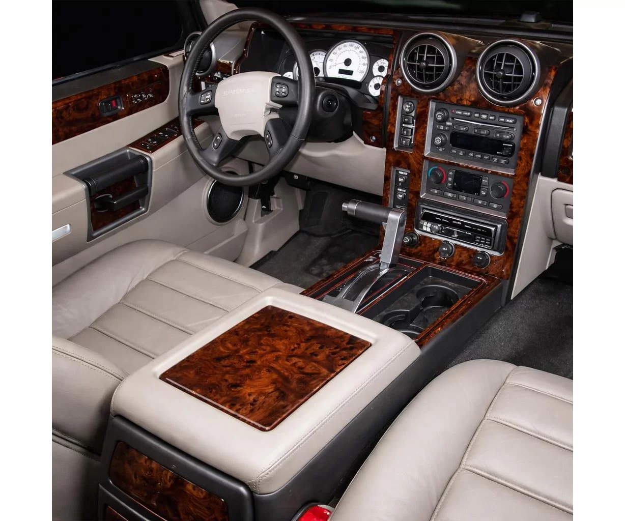 Hummer H2 2003-2007 Full Set, Without Sunroof Interior BD Dash Trim Kit