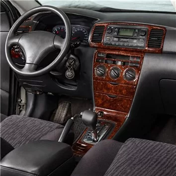 Toyota Corolla 03.02-05.04 Habillage Décoration de Tableau de Bord 18-Pièce