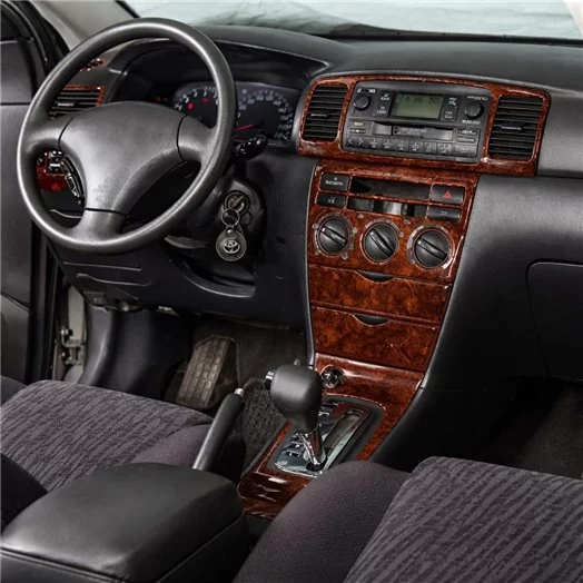 Toyota Corolla 03.02-05.04 Mittelkonsole Armaturendekor Cockpit Dekor 18-Teile