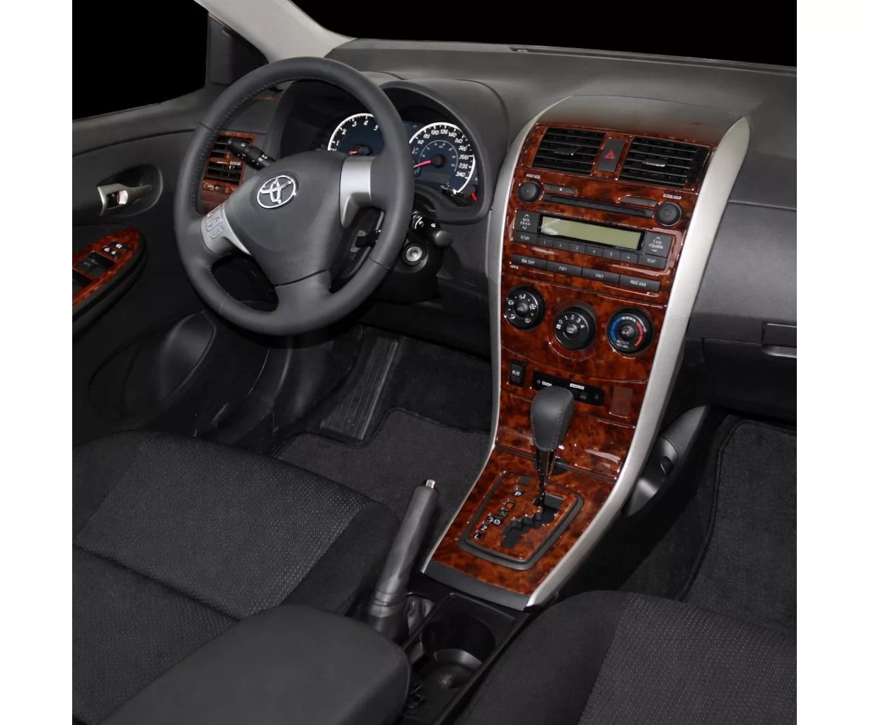 Toyota Corolla 2009-UP Basic Set, Without NAVI BD Interieur Dashboard Bekleding Volhouder Toyota Corolla 2009-UP Basic Set, Without NAVI BD Interieur Dashboard Bekleding Volhouder