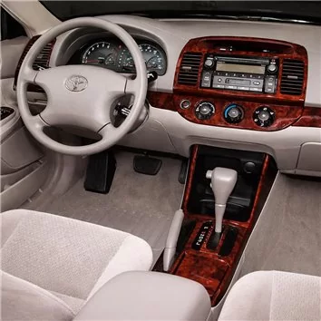 Toyota Camry 2005-2006 Full Set, Automatic Gear, Without NAVI system, Without OEM Mascherine sagomate per rivestimento cruscotti