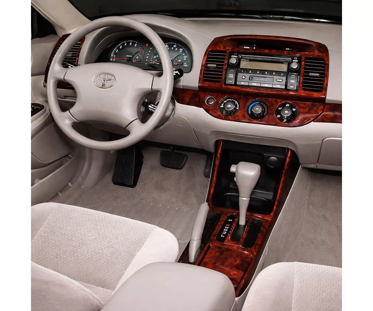 Toyota Camry 2005-2006 Voll Satz, Automatic Gear, Without NAVI system, Without OEM BD innenausstattung armaturendekor cockpit de