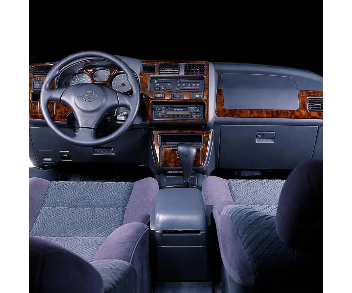 Toyota RAV-4 1998-2000 2 Doors, 16 Parts set BD Interieur Dashboard Bekleding Volhouder