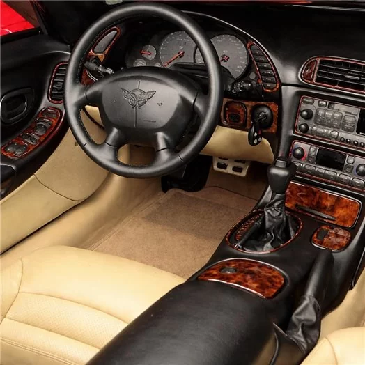 Chevrolet Corvette 09.1997 Habillage Décoration de Tableau de Bord 13-Pièce