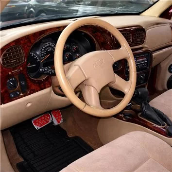 Chevrolet Trailblazer 01.2002 Mascherine sagomate per rivestimento cruscotti 13-Decori