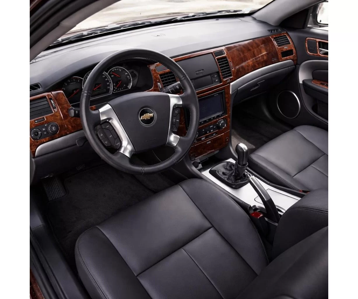 Chevrolet Epica 01.2007 3D Interior Dashboard Trim Kit Dash Trim Dekor 7-Parts