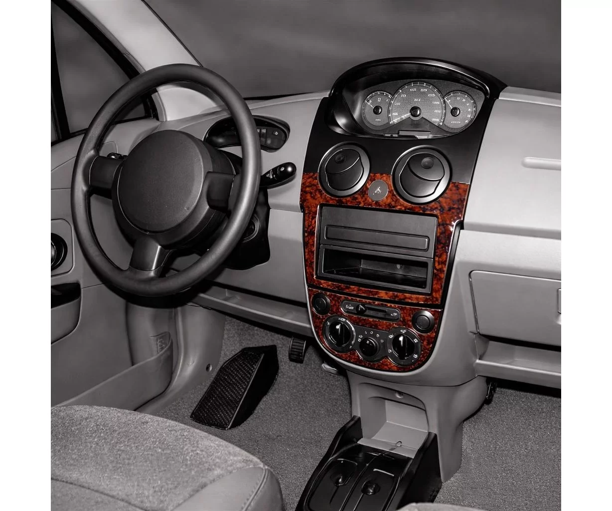 Chevrolet Matiz-Spark 02.2005 3D Interior Dashboard Trim Kit Dash Trim Dekor 3-Parts