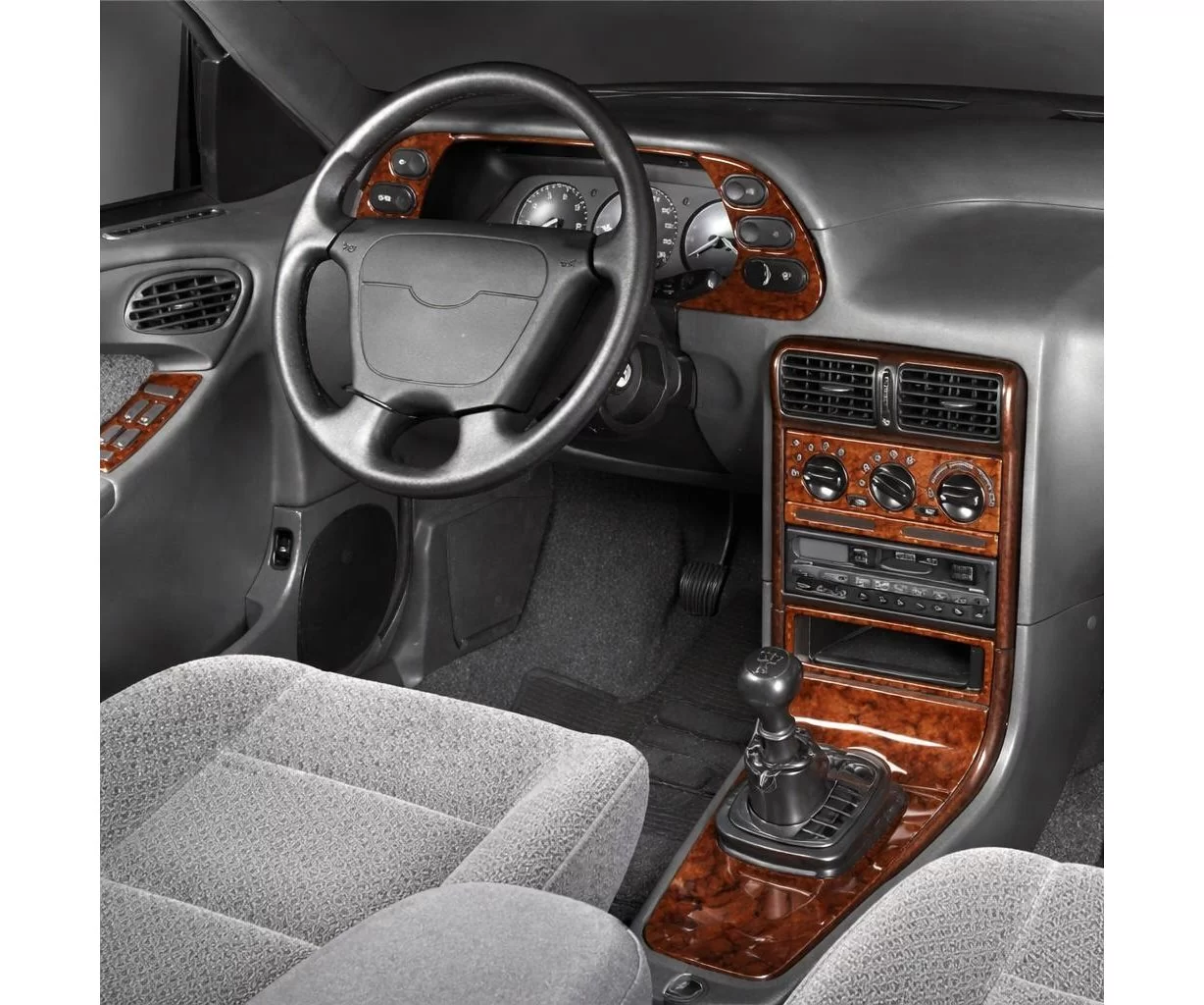 Chevrolet Espero 01.95-01.98 Habillage Décoration de Tableau de Bord 11-Pièce