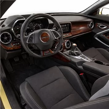 Chevrolet Camaro 2016-2024 Habillage Décoration de Tableau de Bord 36 Pièce
