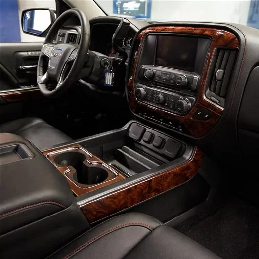 Chevrolet Silverado 1500 Double Cab 2014-2018 Ensemble Complet WHZ Décoration de tableau de bord