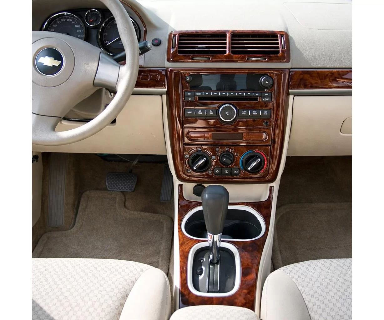 Chevrolet-Malibu-2008-2012 Inleg dashboard Interieurset aansluitend en pasgemaakt 30 Delen