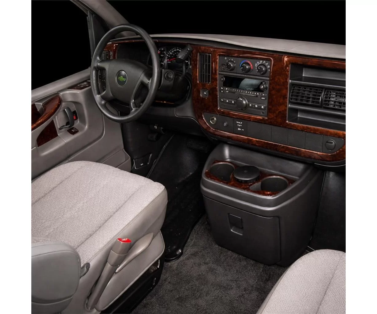 Chevrolet Express 2008-2020 Interior WHZ Dashboard trim kit 24 Parts Chevrolet Express 2008-2020 Interior WHZ Dashboard trim kit 24 Parts