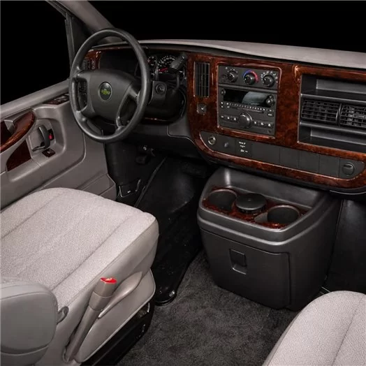 GMC Savana 2008-2020 Interior WHZ Dashboard trim kit 7 Parts