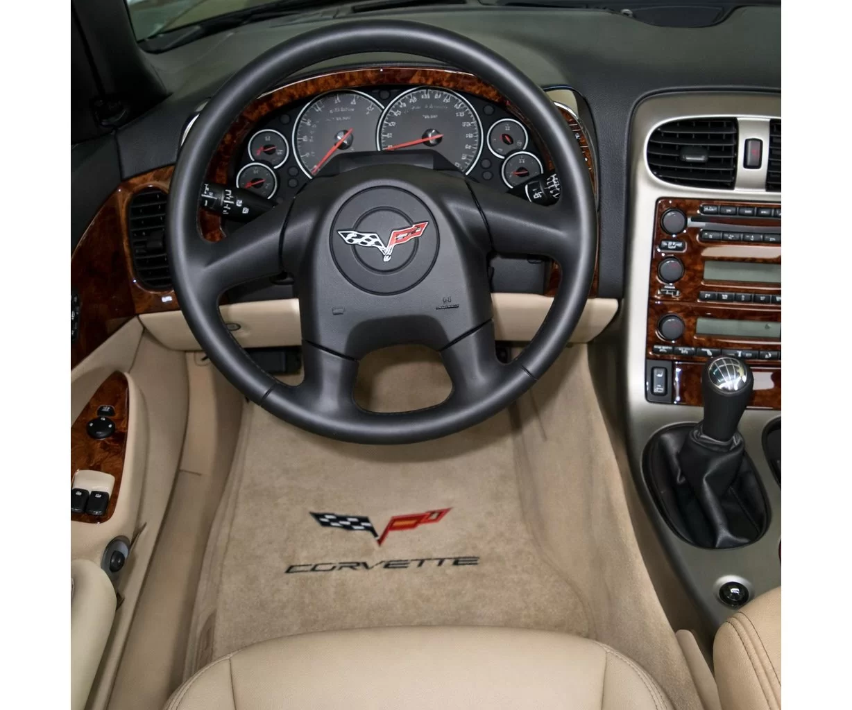 Chevrolet Corvette 2005-UP Voll Satz, Without NAVI system BD innenausstattung armaturendekor cockpit dekor