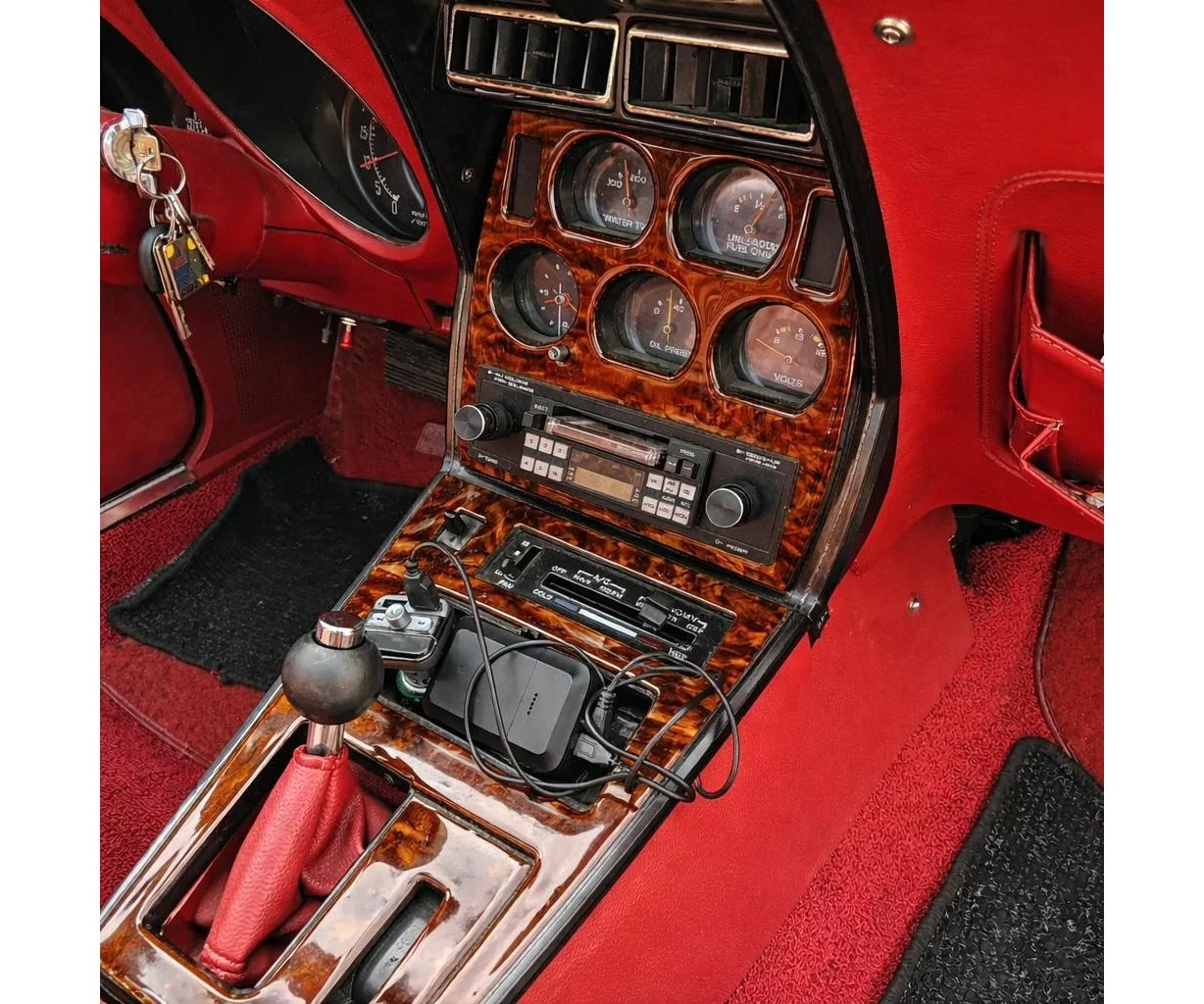 Chevrolet Corvette 1982-1982 Voll Satz, Automatic Gear BD innenausstattung armaturendekor cockpit dekor