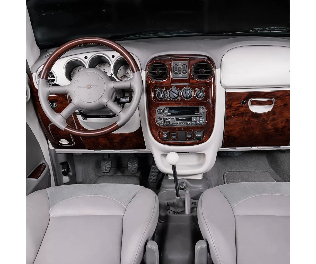 Chrysler PT Cruiser 2001-2005 Full Set, Without Power Mirrors, Automatic Gearbox, 24 Parts set Interior BD Dash Trim Kit