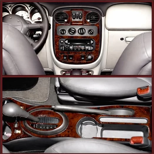 Chrysler PT Cruiser 2001-2005 Full Set, With Power Mirrors, Automatic Gearbox, 24 Parts set Interior BD Dash Trim Kit Chrysler PT Cruiser 2001-2005 Full Set, With Power Mirrors, Automatic Gearbox, 24 Parts set Interior BD Dash Trim Kit