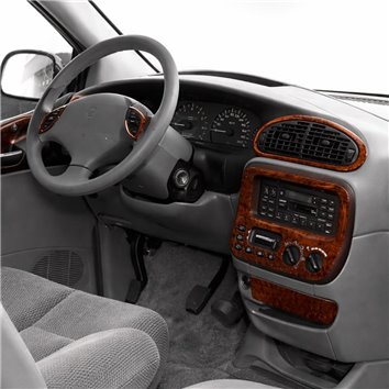 Chrysler Voyager 01.96-02.01 3D Interior Dashboard Trim Kit Dash Trim Dekor 12-Parts