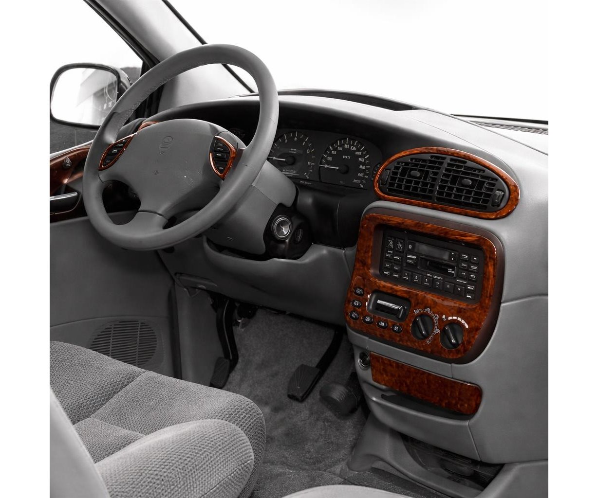 Chrysler Voyager 01.96-02.01 3D Interior Dashboard Trim Kit Dash Trim Dekor 12-Parts