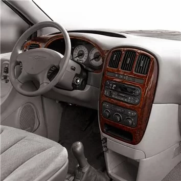 Chrysler Voyager 03.01-09.07 3D Inleg dashboard Interieurset aansluitend en pasgemaakt op he 7-Teile
