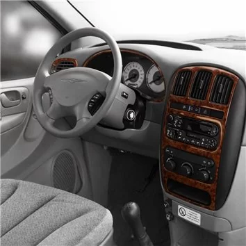 Chrysler Voyager 03.01-09.07 Mittelkonsole Armaturendekor Cockpit Dekor 7-Teile
