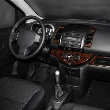 Nissan Note 01.2006 Mascherine sagomate per rivestimento cruscotti 8-Decori