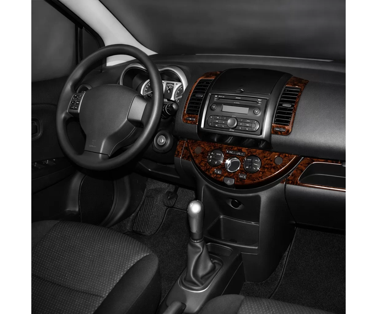 Nissan Note 01.2006 Habillage Décoration de Tableau de Bord 8-Pièce Nissan Note 01.2006 Habillage Décoration de Tableau de Bord 8-Pièce