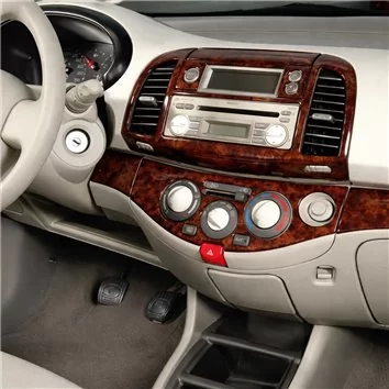 Nissan Micra 01.03 12.09 3D Interior Dashboard Trim Kit Dash Trim Dekor 11-Parts