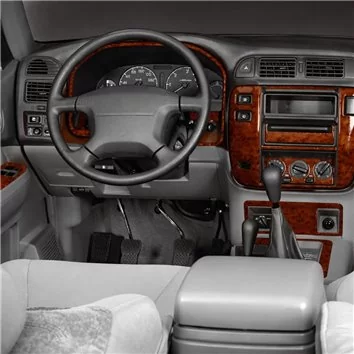 Nissan Patrol 02.00-06.04 3D Inleg dashboard Interieurset aansluitend en pasgemaakt op he 8-Teile