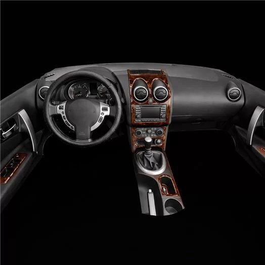 Nissan Qashqai 01.11-12.12 Mittelkonsole Armaturendekor Cockpit Dekor 19-Teile Nissan Qashqai 01.11-12.12 Mittelkonsole Armaturendekor Cockpit Dekor 19-Teile