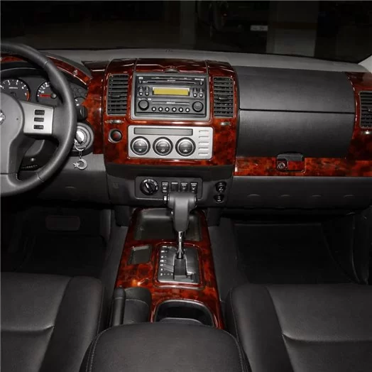 Nissan Navara D40 02.06-12.10 Mittelkonsole Armaturendekor Cockpit Dekor 36-Teile