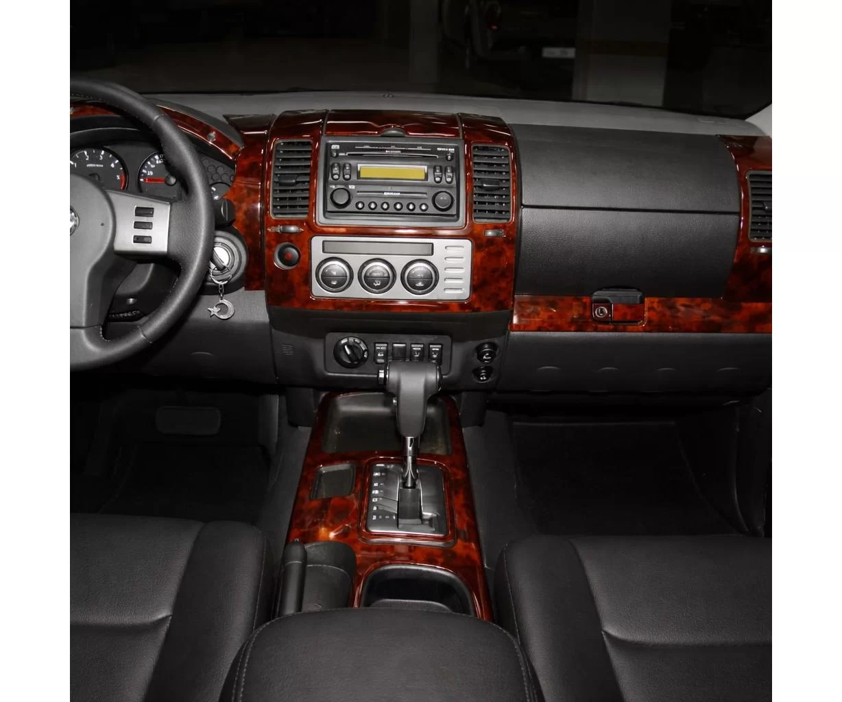 Nissan Navara D40 02.06-12.10 Mittelkonsole Armaturendekor Cockpit Dekor 12-Teile