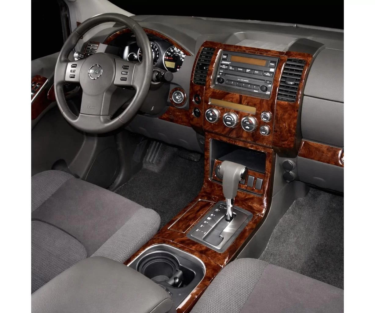 Nissan Pathfinder2005-2007 Mittelkonsole Armaturendekor Cockpit Dekor 42-Teile