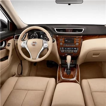 Nissan Qashqai 2013–2021 Habillage Décoration de Tableau de Bord 45-Pièce