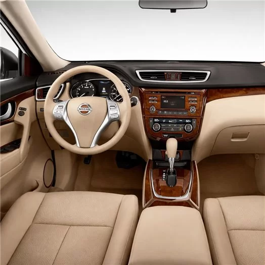 Nissan Qashqai 2013–2021 3D Inleg dashboard Interieurset aansluitend en pasgemaakt op he 45-Teile